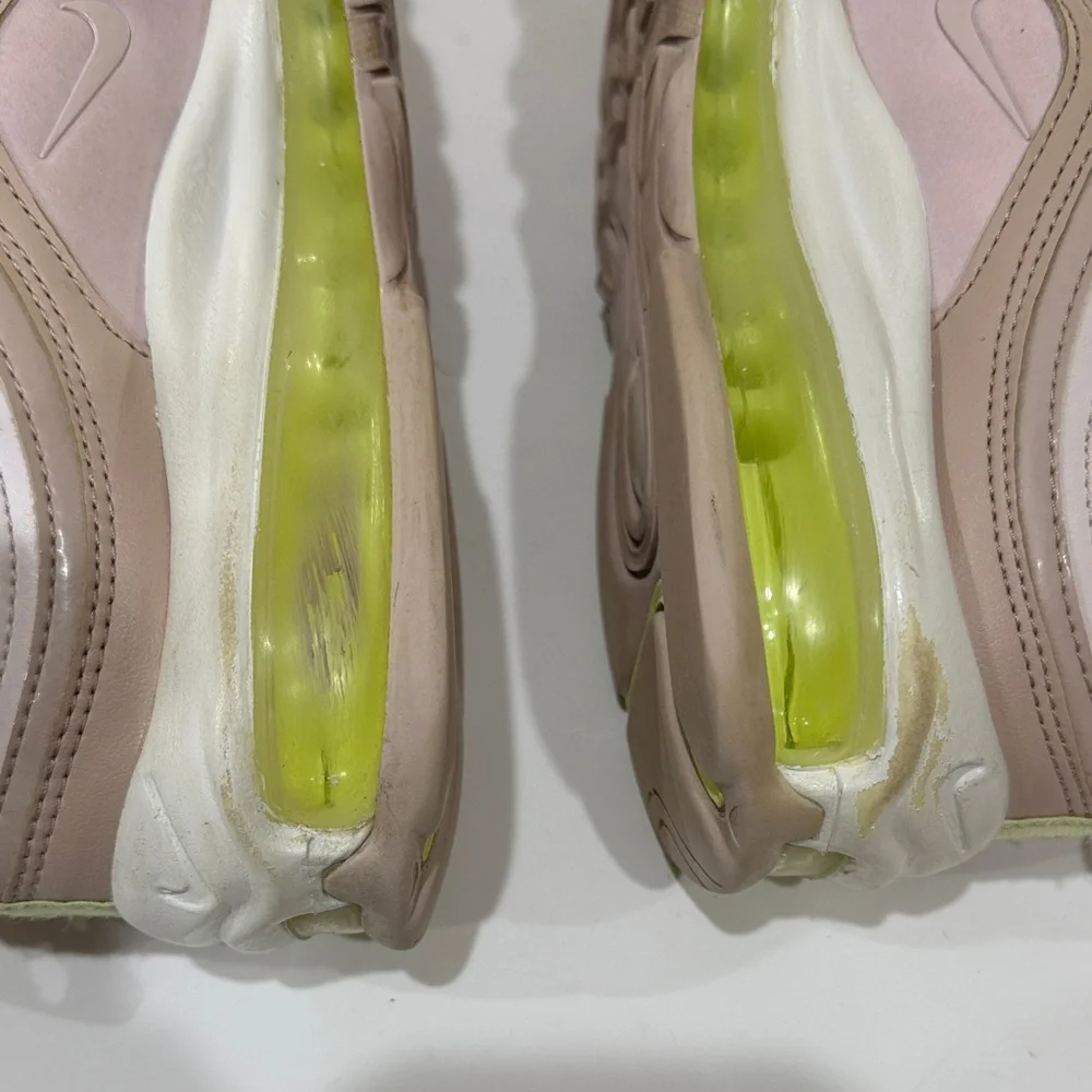 Nike Air Max 97 Women's Barley Rose Volt Sneakers Size 9.5